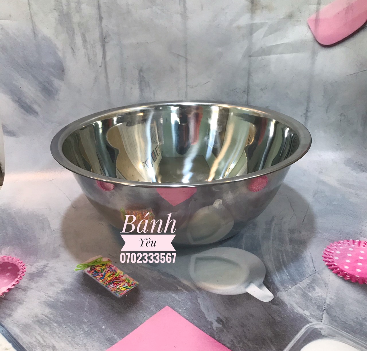 Tô Trộn/Âu Trộn Bột Inox 18cm-26cm