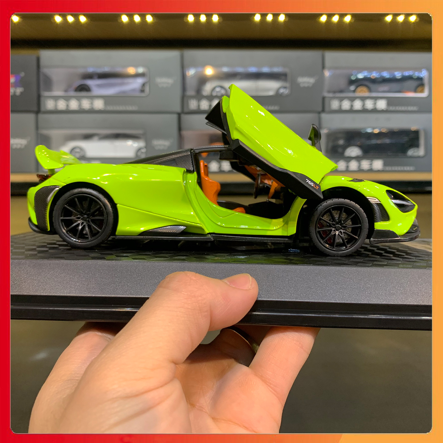 Mô hình xe Mclaren 765LT tỉ lệ 1:24 MSZ