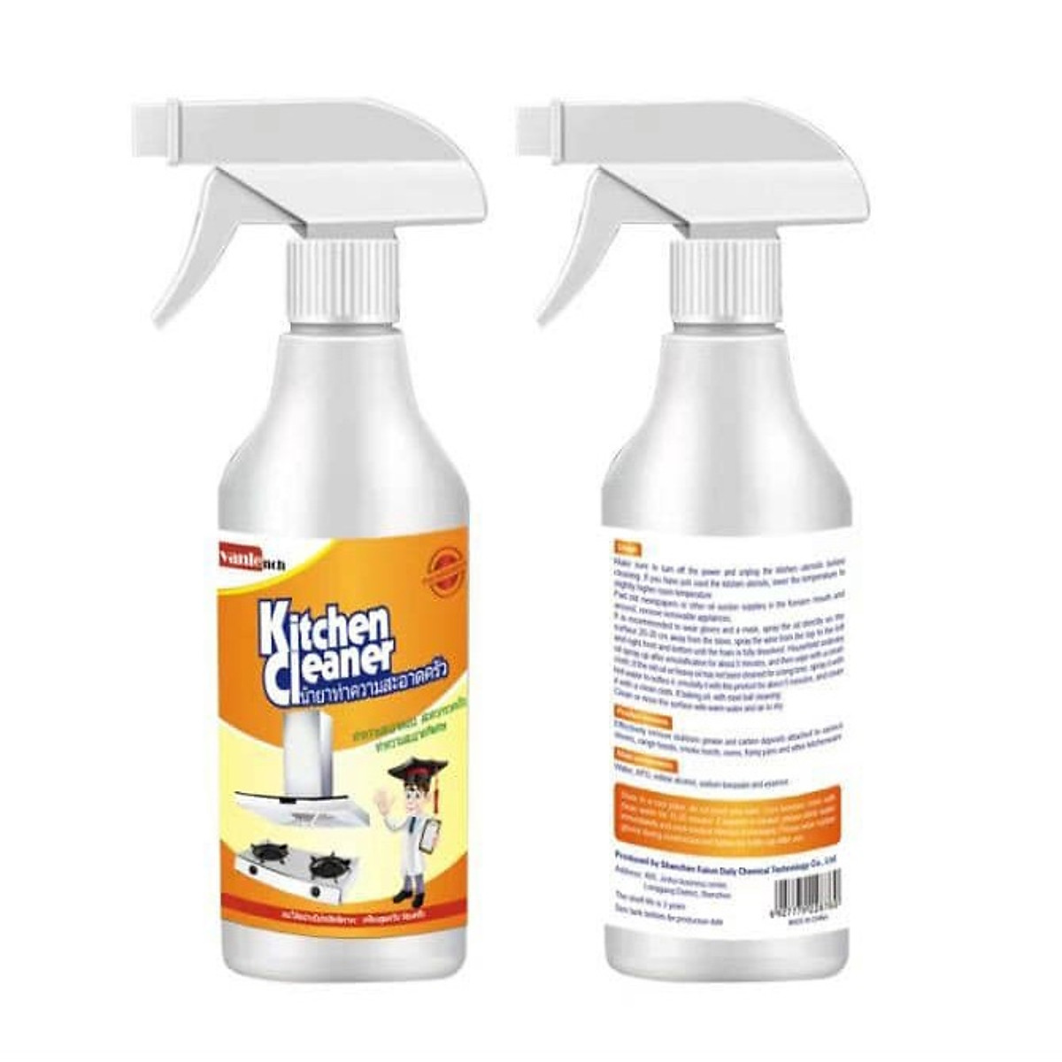 Chai Xịt Kitchen Cleaner Mỏ Vịt Vệ Sinh Nhà Bếp 500Ml