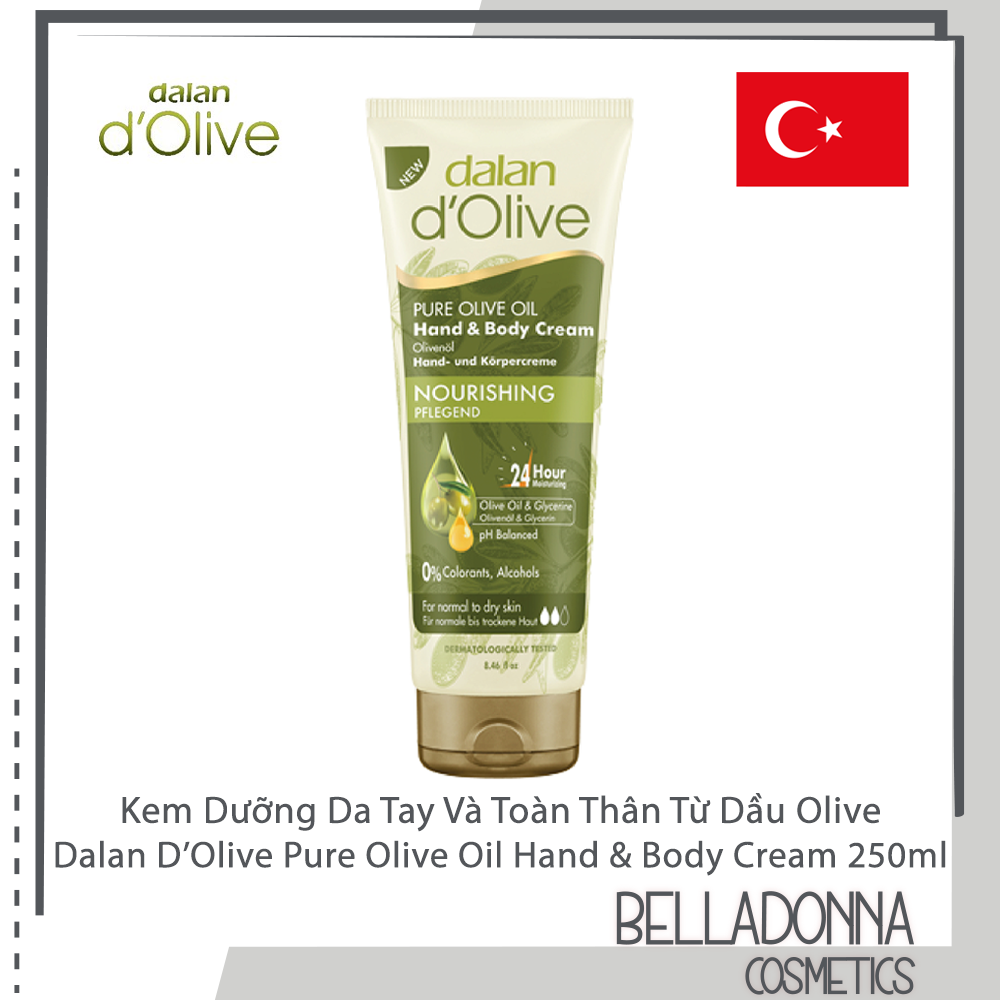 Dalan D’Olive Pure Olive Oil Hand & Body Cream 250ml