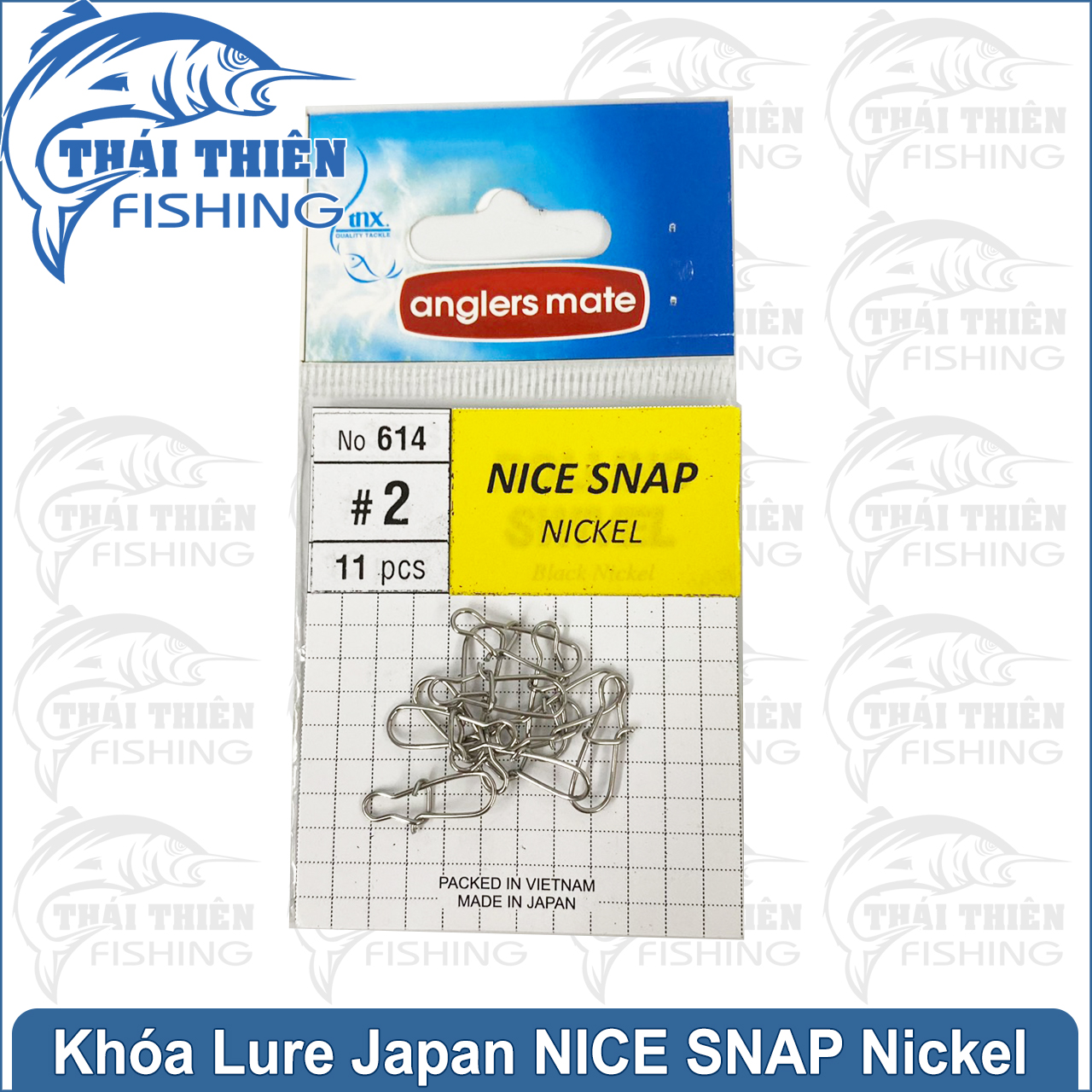 Khóa Lure Snap Japan Nice Snap Nickel