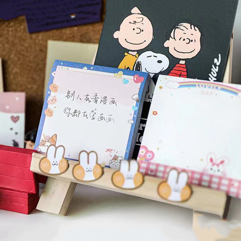 Giấy Note 80 Tờ Cute Giấy Ghi Chú Cartoon Dễ Thương Nhiều Hình Hoạt Họa Đáng Yêu GA625