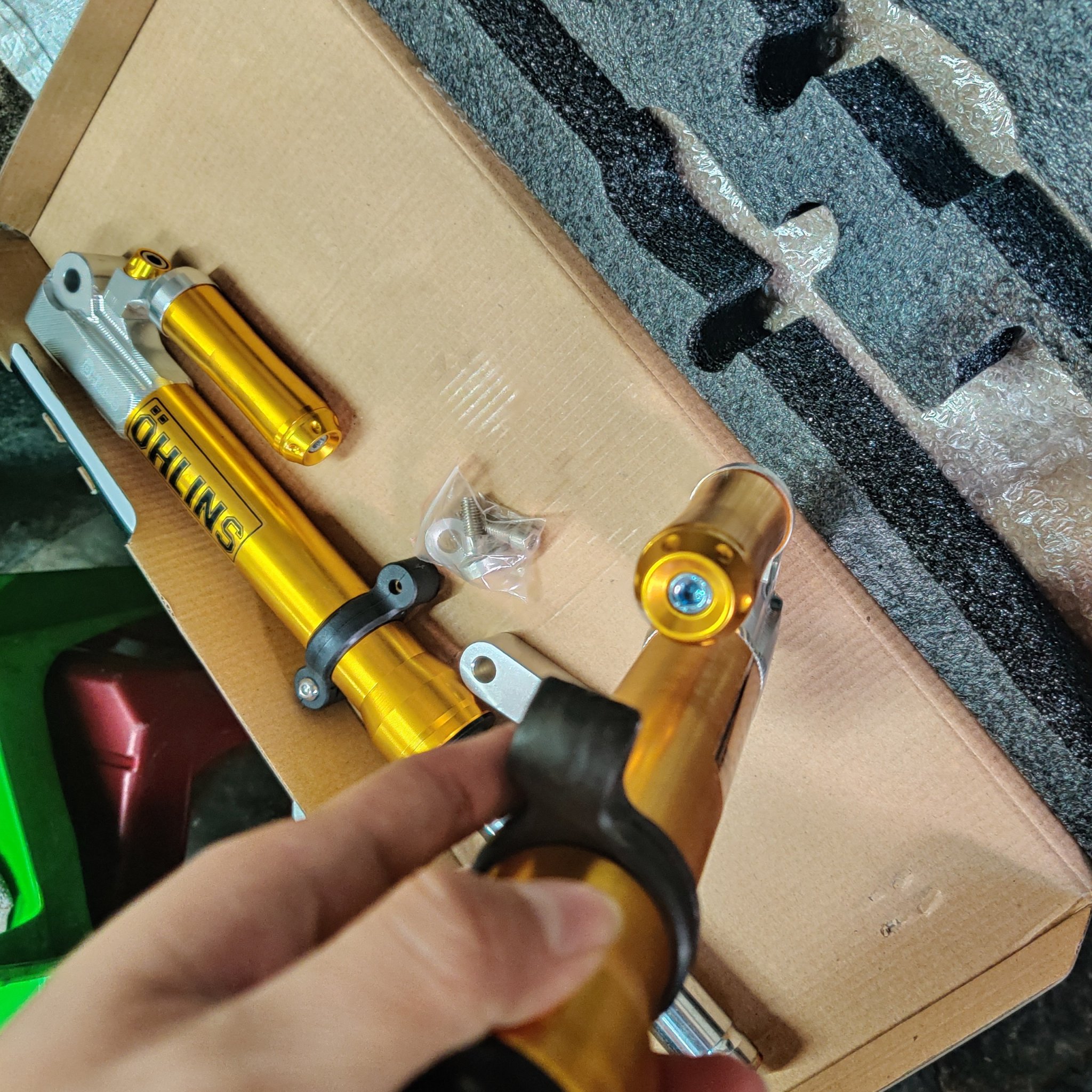[HCM]phuộc Ohlins trước kiểu gắn ex135 ex150 winner