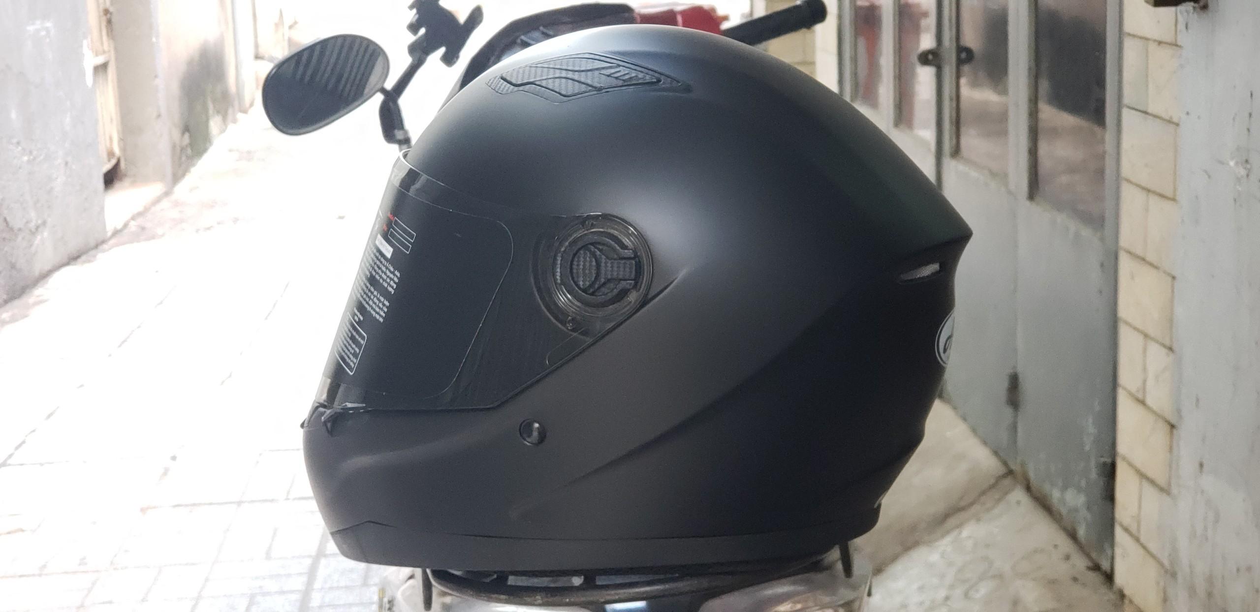 Nón bảo hiểm Fullface Asiaa đen nhám