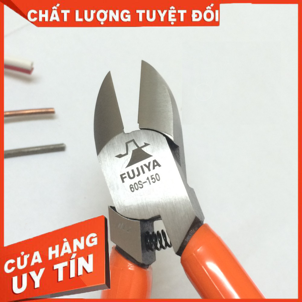 Kìm Cắt Tiêu Chuẩn Fujiya 60S-150 - 6"/150mm Nhật Bản