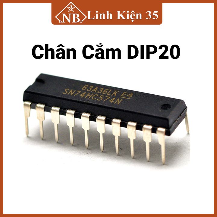Ic chức năng 74HC574 DIP20/SOP20 Octal D-type F/F Edge-Trigg. Tri-State
