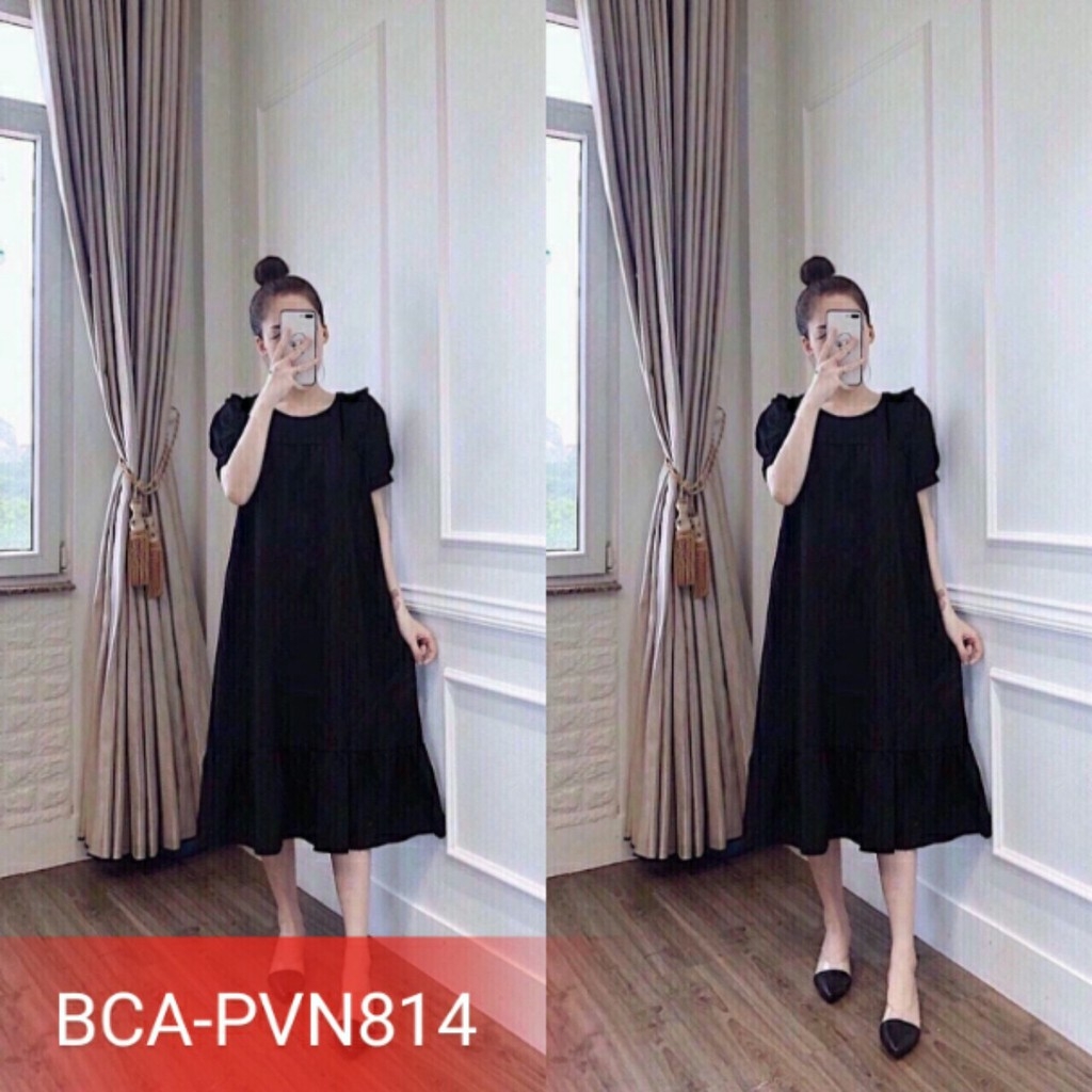 [A]ĐẦM BẦU ĐẸP-VÁY BẦU THIẾT KẾ DÁNG DÀI SUÔNG A ĐUÔI CÁ SANG CHẢNH CHO MẸ BẦU