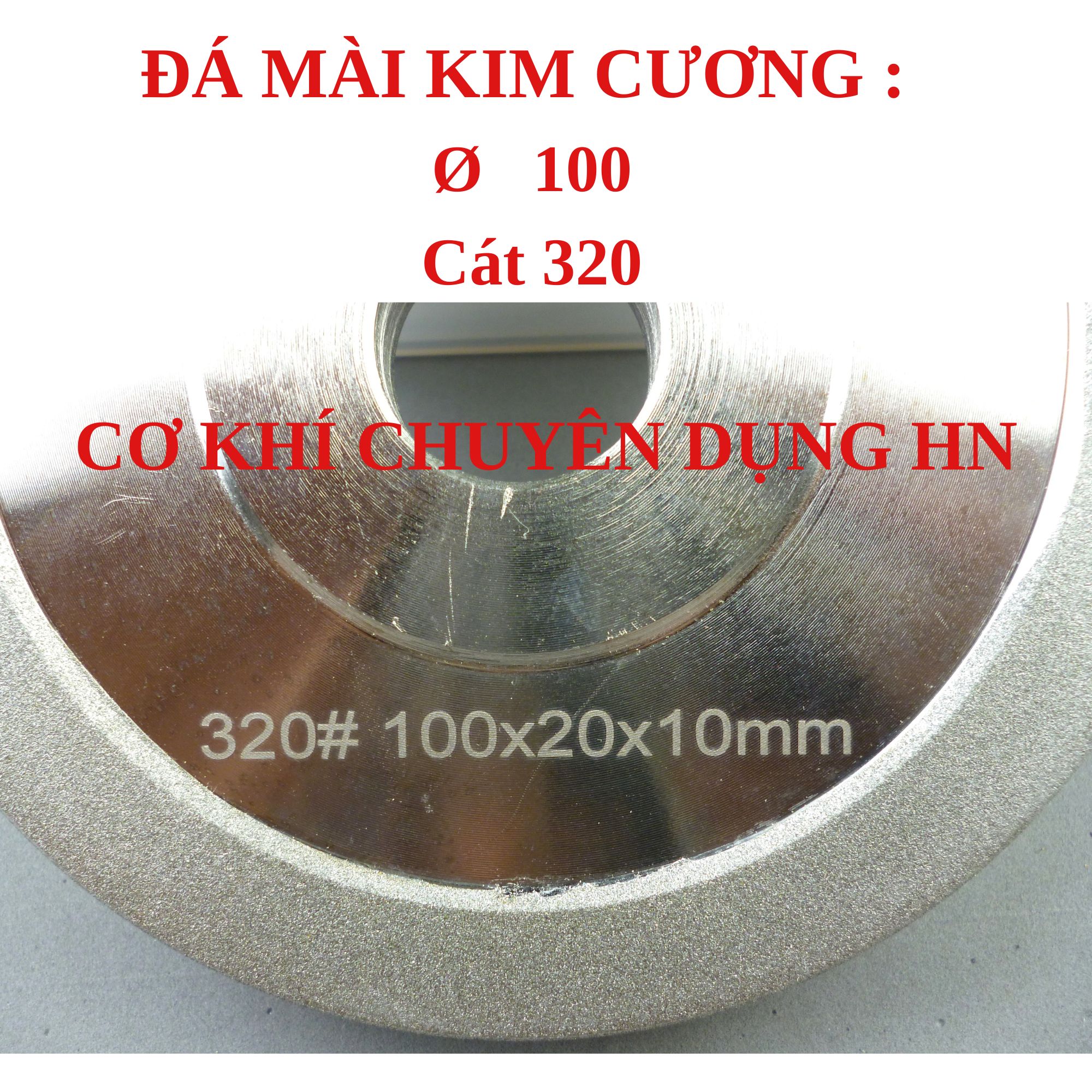 Đá mài kim cương - Mài lưng kim cương Ø 100mm (MLKC100)