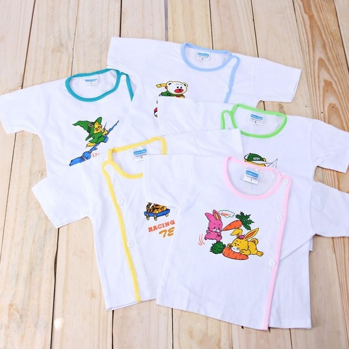 Combo 12 Món 5 Áo 5 Quần 2 Nón Có Size Cho Bé 2 Đến 6.5 Ký