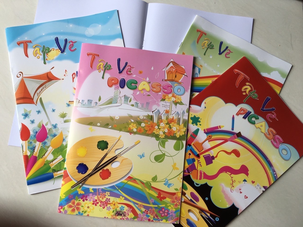 [HCM Tập vẽ Picasso Khổ A4 Dọc - Giấy dày 10 tờ/cuốn