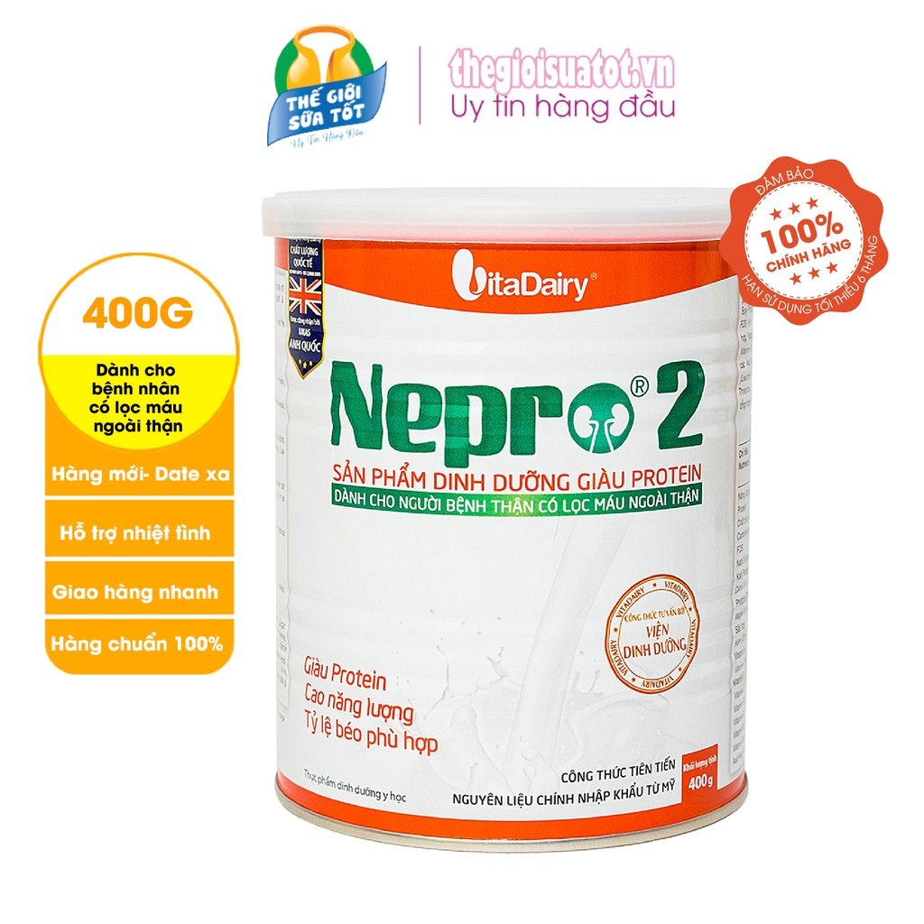 Sữa Nepro 2 - Dinh dưỡng cho người bệnh thận