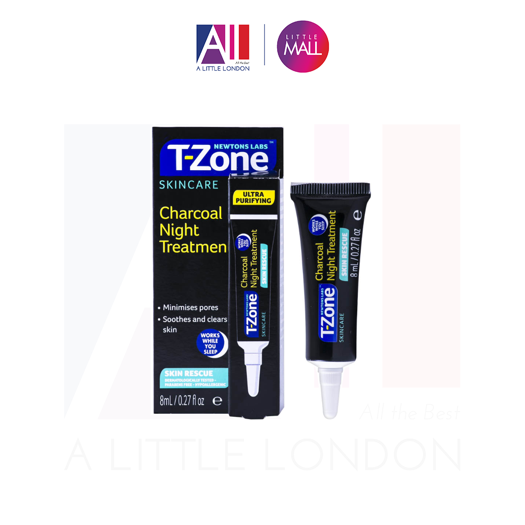Chấm mụn đêm T Zone Charcoal Night Treatment - 8ml (Bill Anh)