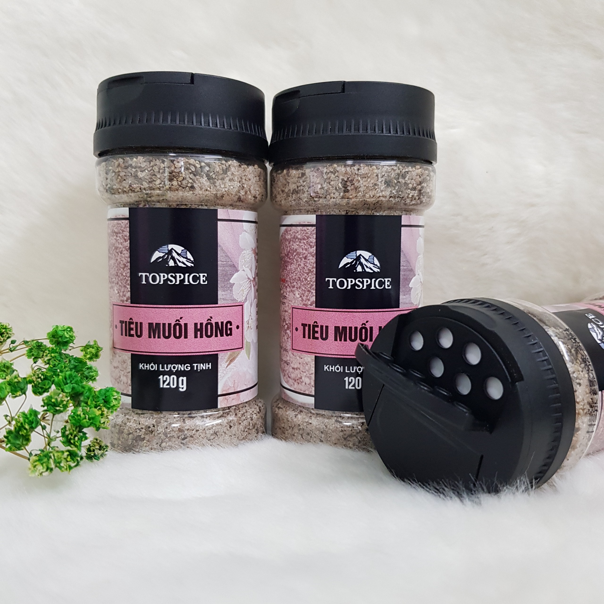 Chai tiêu muối hồng xay, 120g