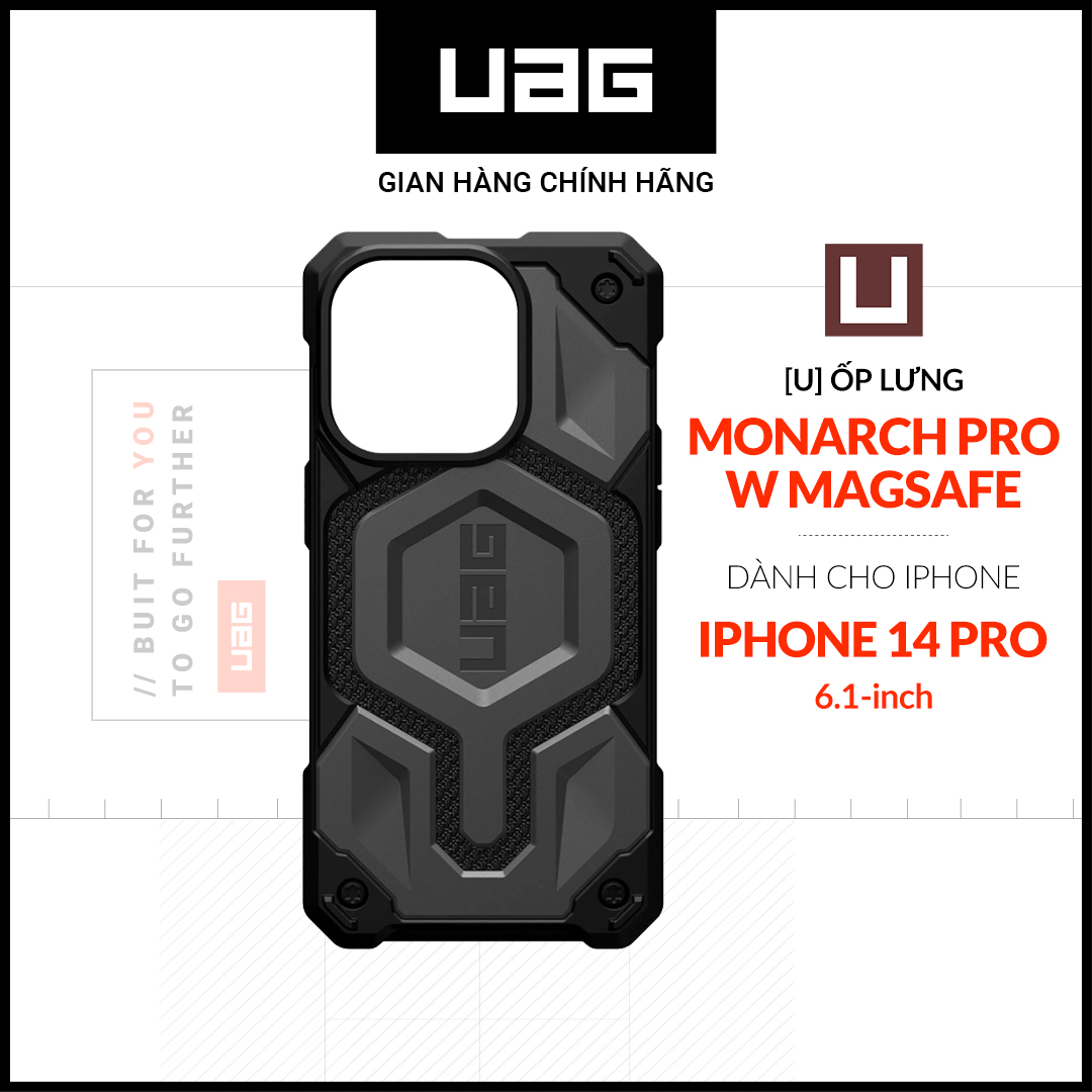 Ốp Lưng UAG MONARCH Pro Magsafe Cho iPhone 14 Pro [6.1 INCH]