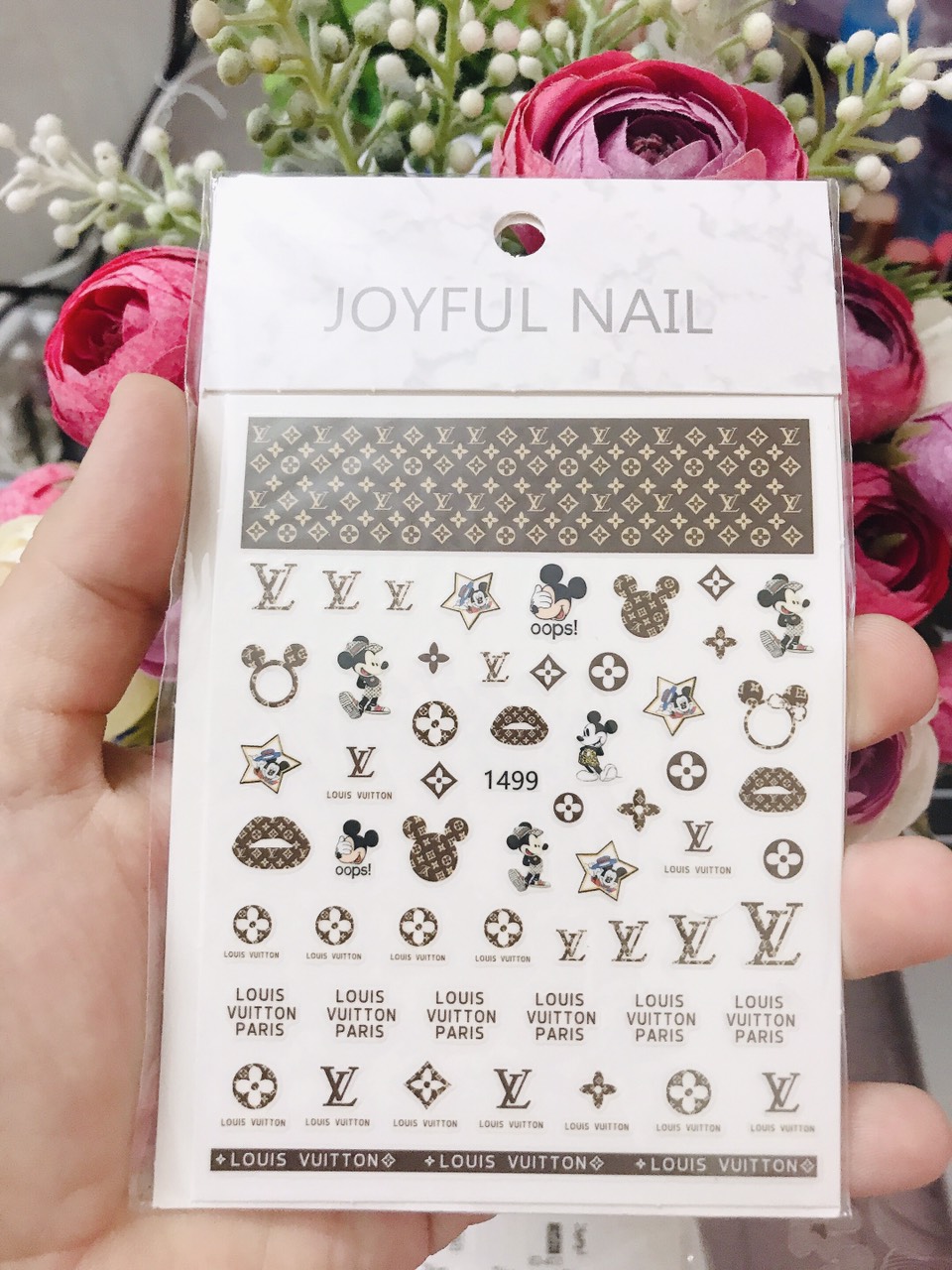 Miếng stick dán mong siêu cute dành cho NAil