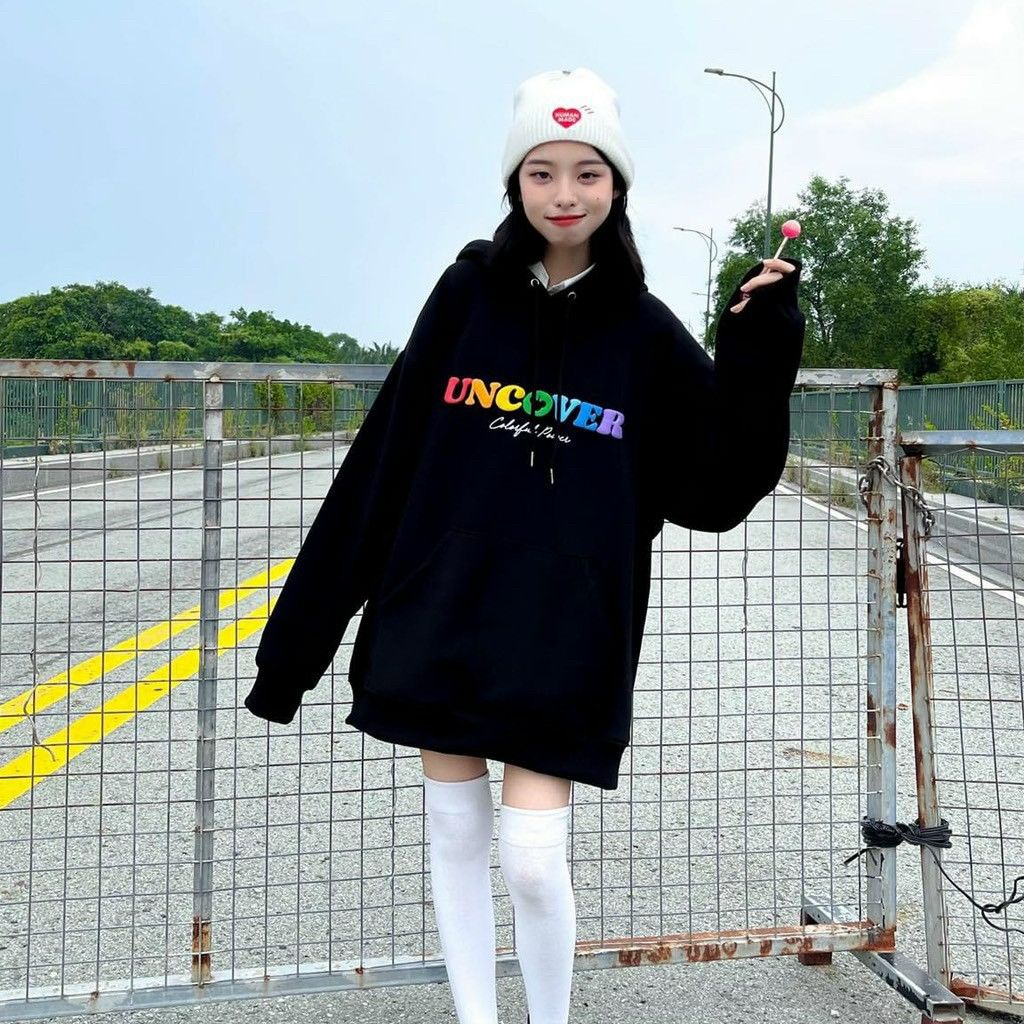 [HCM]Áo hoodie áo khoác hoodie nỉ nam nữ cực đẹp UNCOVER chất thun nỉ bông mềm mịn (nón 2 lớp)