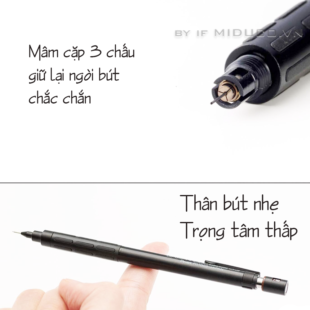 Bút chì bấm Pentel GRAPH 1000 FOR PRO