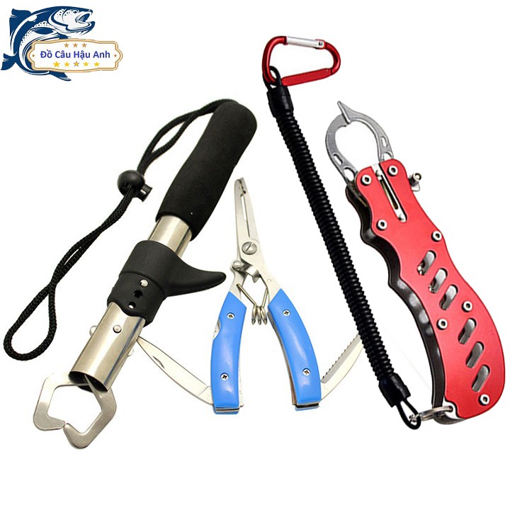 Bộ kìm kẹp cá và kéo gỡ mồi đa năng có dây bảo vệ (cam kết đổi trả trong 2 tuần đầu)