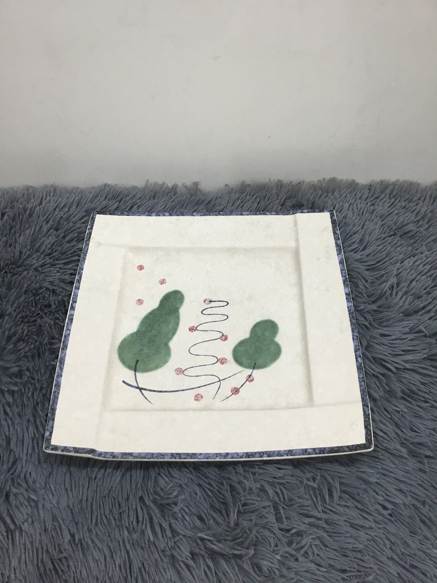 DĨA VUÔNG 29 CM - GỐM SỨ CƯỜNG PHÁT