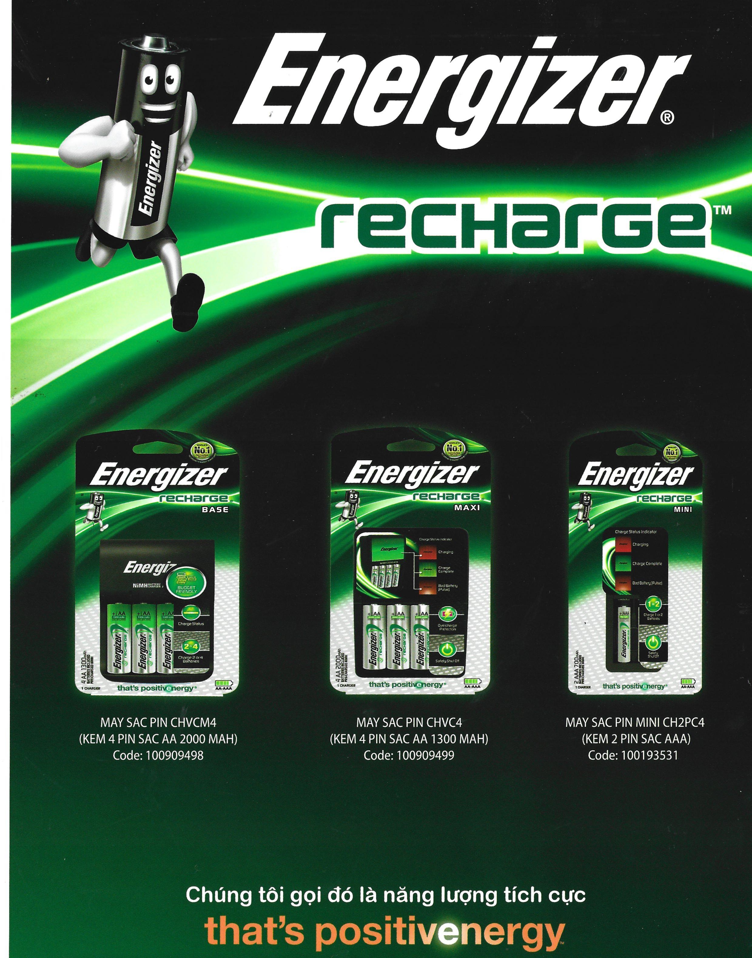Máy Sạc Pin AAA Energizer CH2PC4 - 100193531