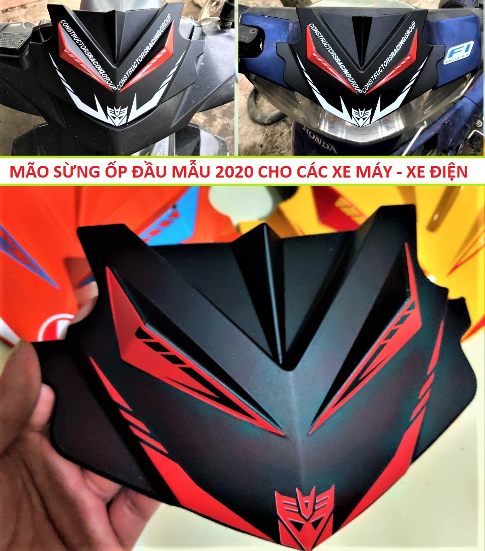 MÃO ỐP ĐẦU XE MÁY XE ĐIỆN KIỂU MẶT QUỶ CỰC ĐẸP , MÃO XE MÁY , ỐP ĐẦU TRANG TRÍ CÁC LOẠI XE MÁY XE ĐIỆN SIÊU ĐẸP , MÃO ĐẦU XE MÁY , ĐỒ CHƠI ĐỘ XE MÁY , PHỤ KIỆN ĐỒ CHƠI XE MÁY