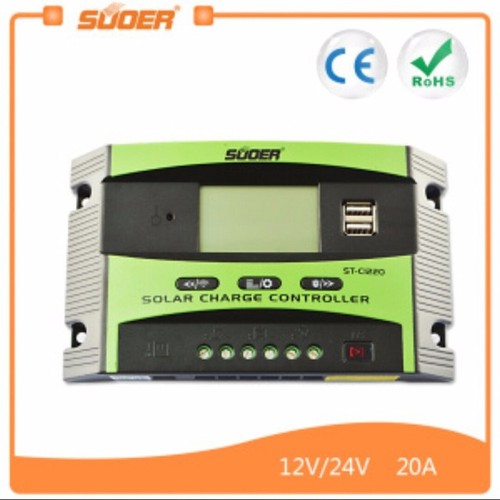 [HCM]Điều khiển sạc PWM 20A - Suoer - ST-C1220