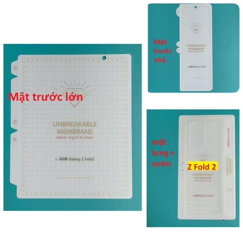 Miếng dán PPF chống va đập cho Samsung Galaxy Z Fold 3 / Fold 2