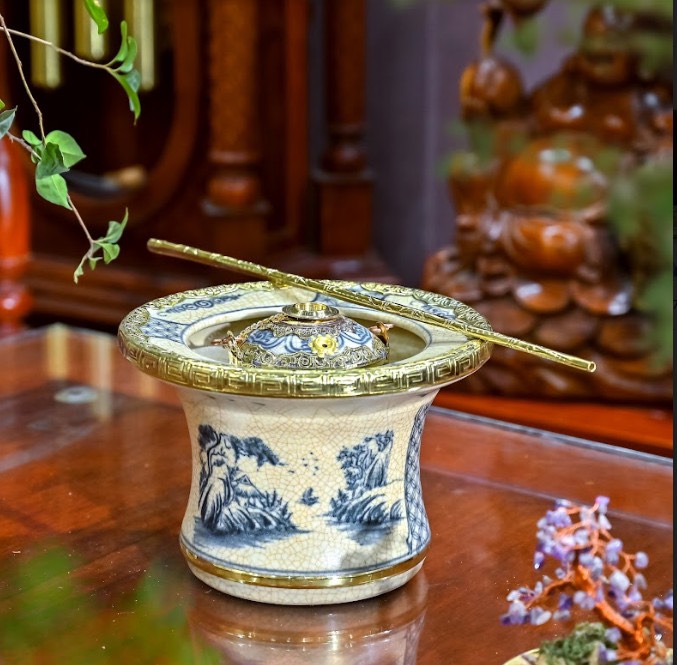 BÁT GỐM BÁT TRÀNG BỌC ĐÔNG, BÁT GỐM GIẢ CỔ MEN LAM