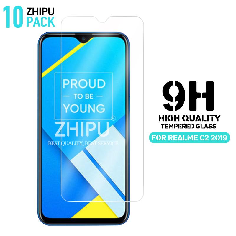 Kính cường lực trong suốt Realme C2 (Kèm miếng lau)