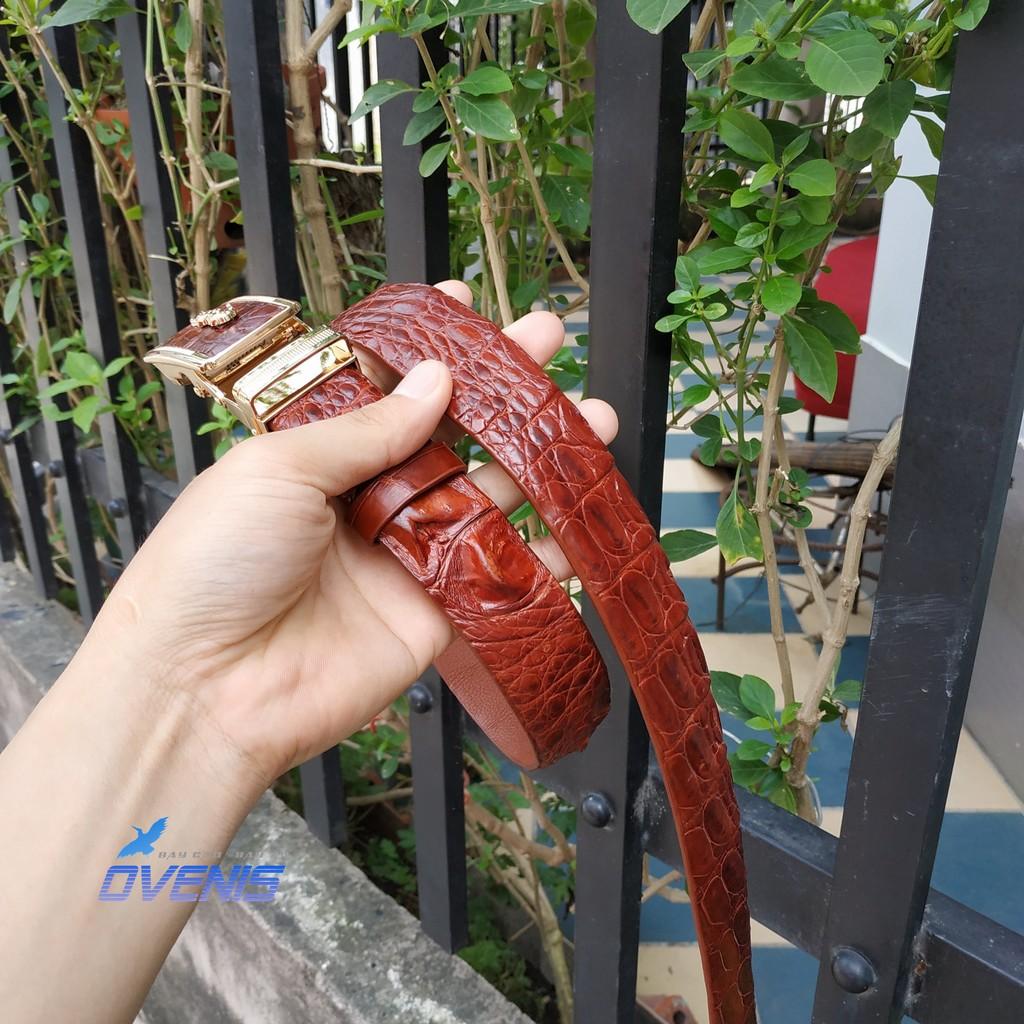 [FREE SHIP] Thắt Lưng Da Cá Sấu Liền Nguyên Con [DA CÁ SẤU THẬT 100% RẤT BỀN]