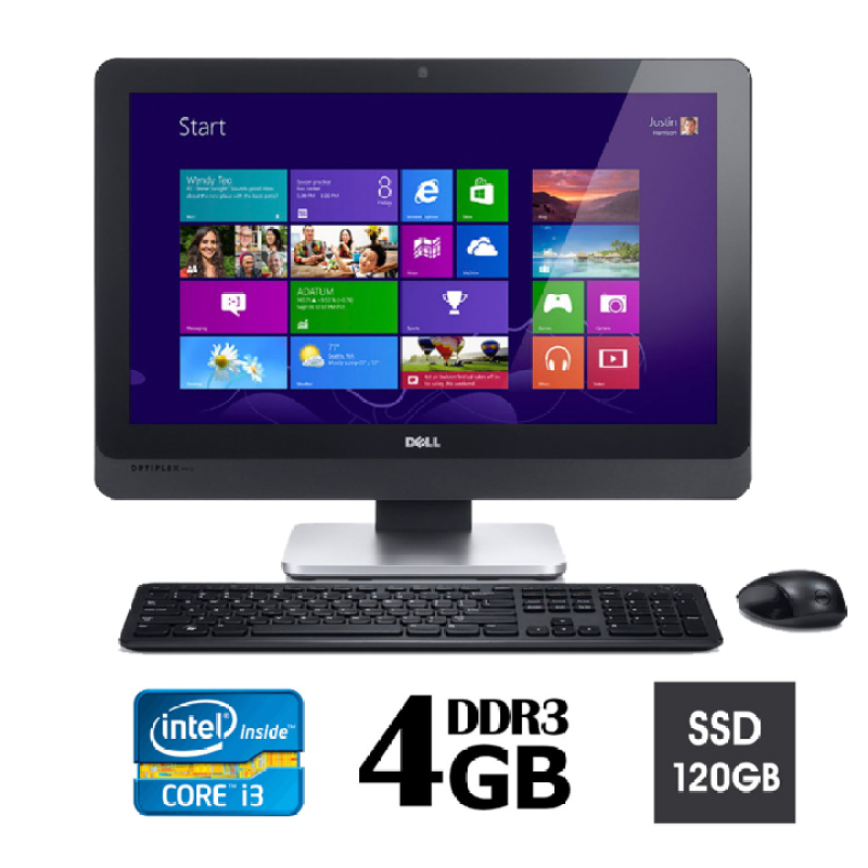 Bảng giá [Trả góp 0%]Máy tính All-in-One Dell Optiplex 9010 intel i3-3220 Ram 4GB SSD 120GB Màn 23  Full HD kèm phím chuột không dây tích hợp webcam và loa máy tính liền khốicây máy tính liền màn Phong Vũ