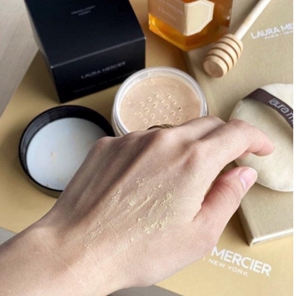 Set Phấn Phủ Nhũ Mắt Laura Mercier Sephora Translucent Loose Setting Powder Size Mini