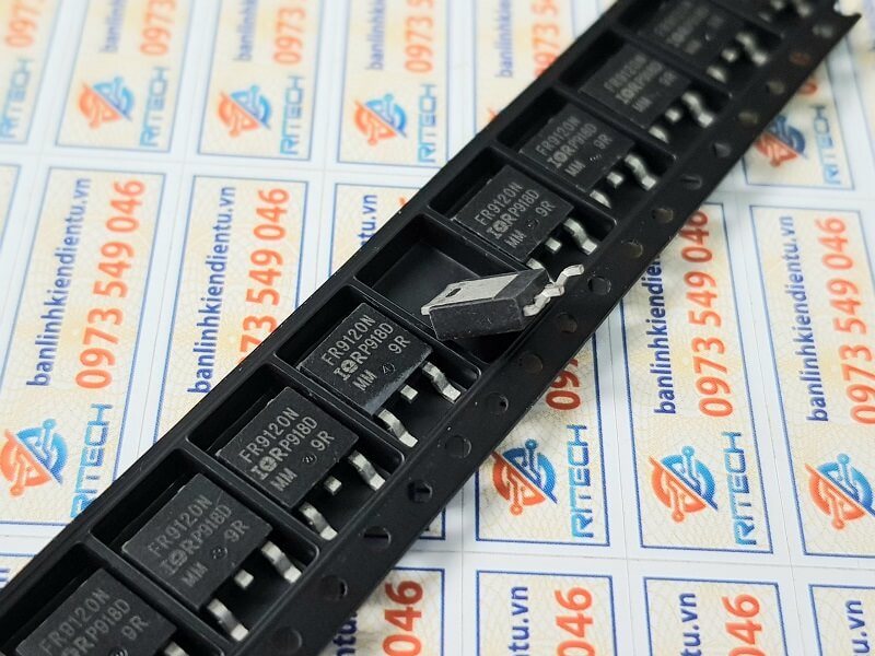 Fr9120n irfr9120npbf mosfet kênh – p 100v 6.6a to-252aa