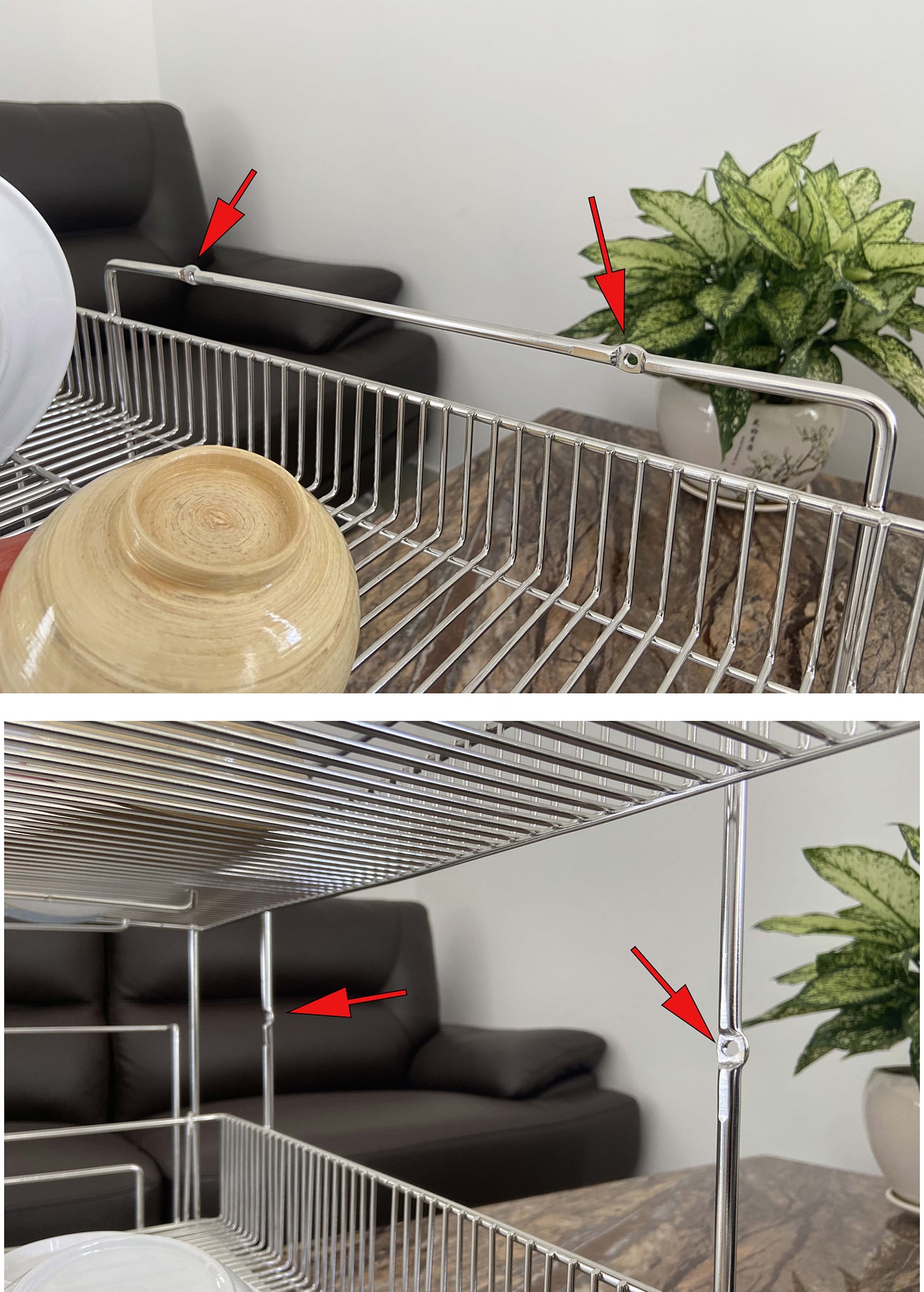 Kệ Chén Bát WIDE 99 Shelf 2 Tầng DaiJin Cao Cấp