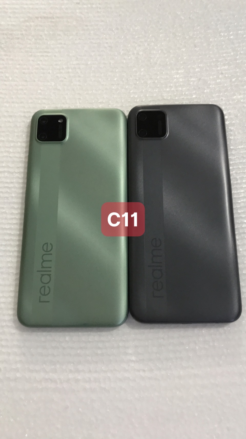 bộ vỏ realme c11 -(gồm xương .lưng.nút bấn .kính came)