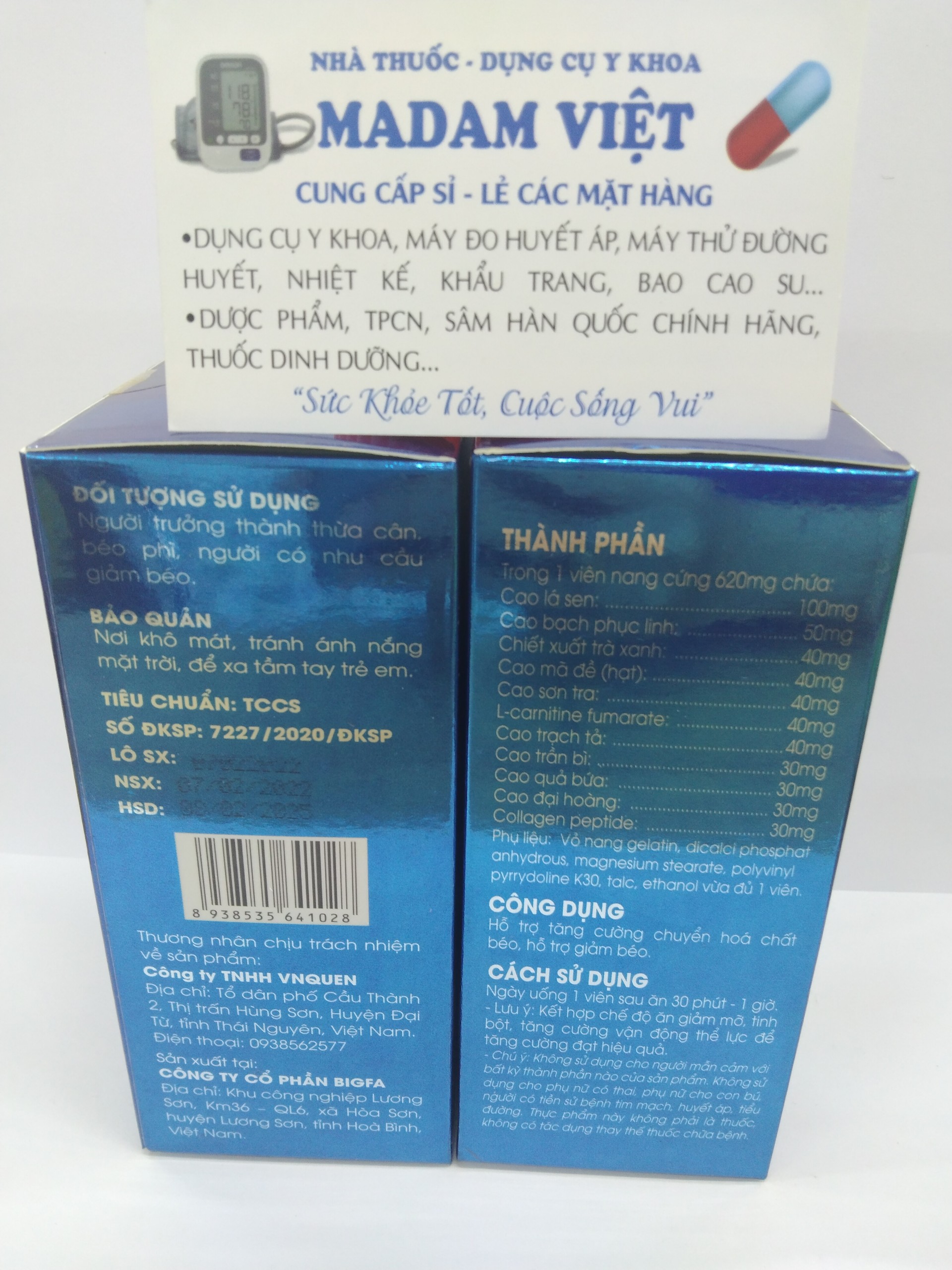 Viên uống giảm cân New Slim ( 30 viên )