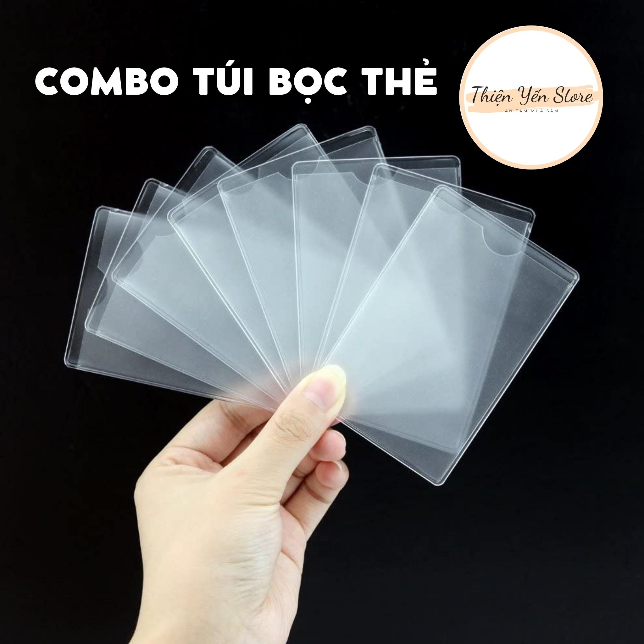 Combo 10 Túi đựng thẻ CCCD, ATM giấy phép lái xe