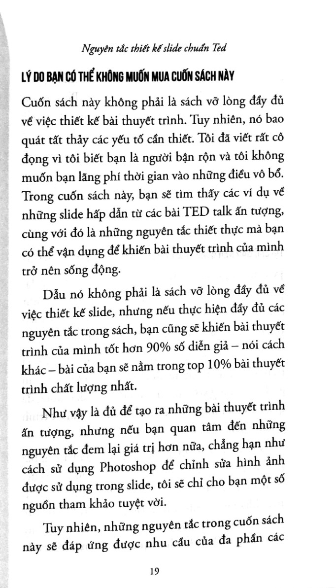 Sách Fahasa - Nguyên Tắc Thiết Kế Slide Chuẩn Ted