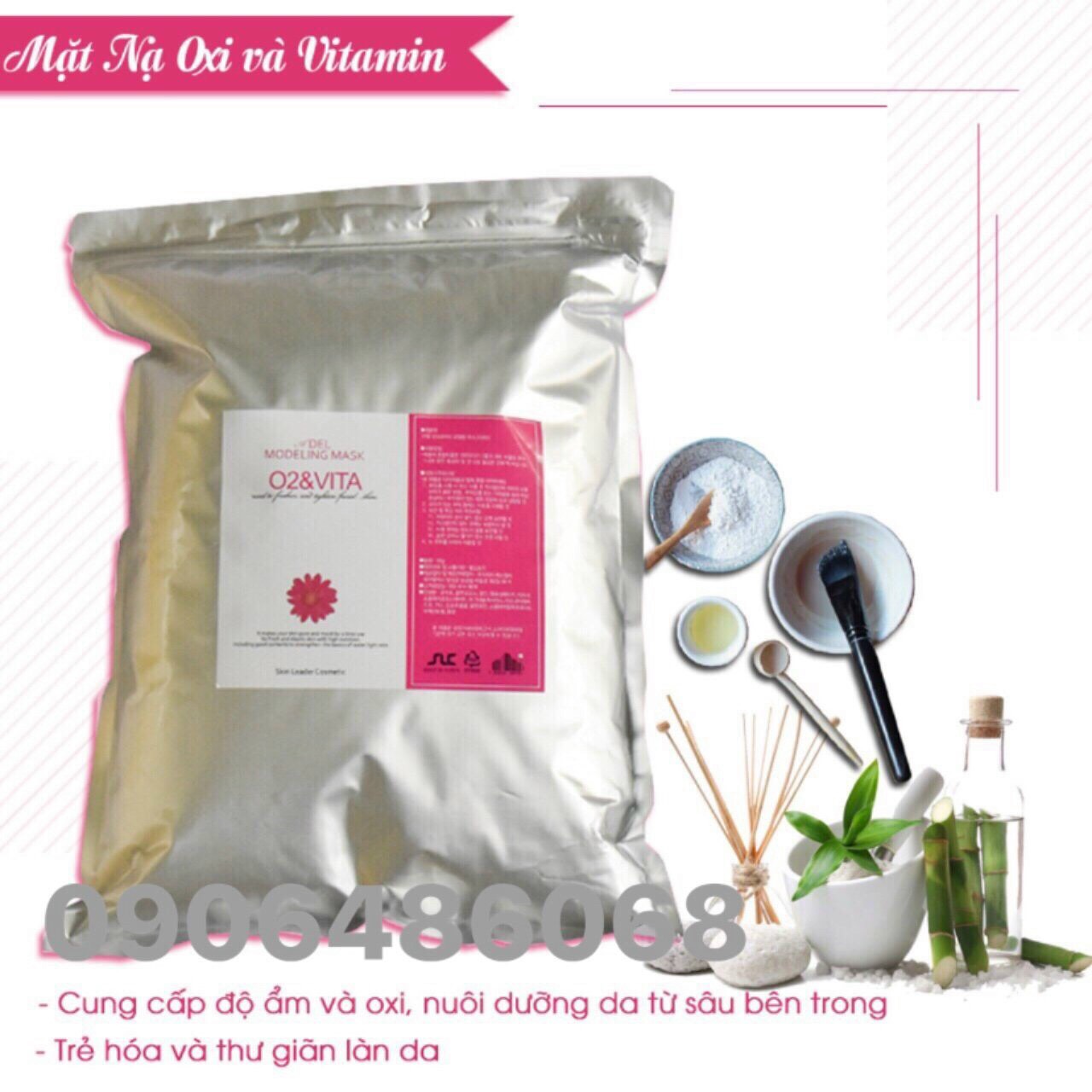 Bột Mặt Nạ Dẻo Đắp Mặt Hàn Quốc