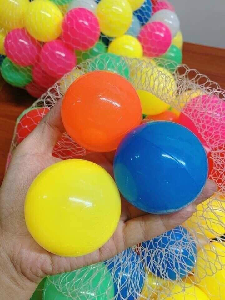 Túi 100 quả bóng nhựa cho bé