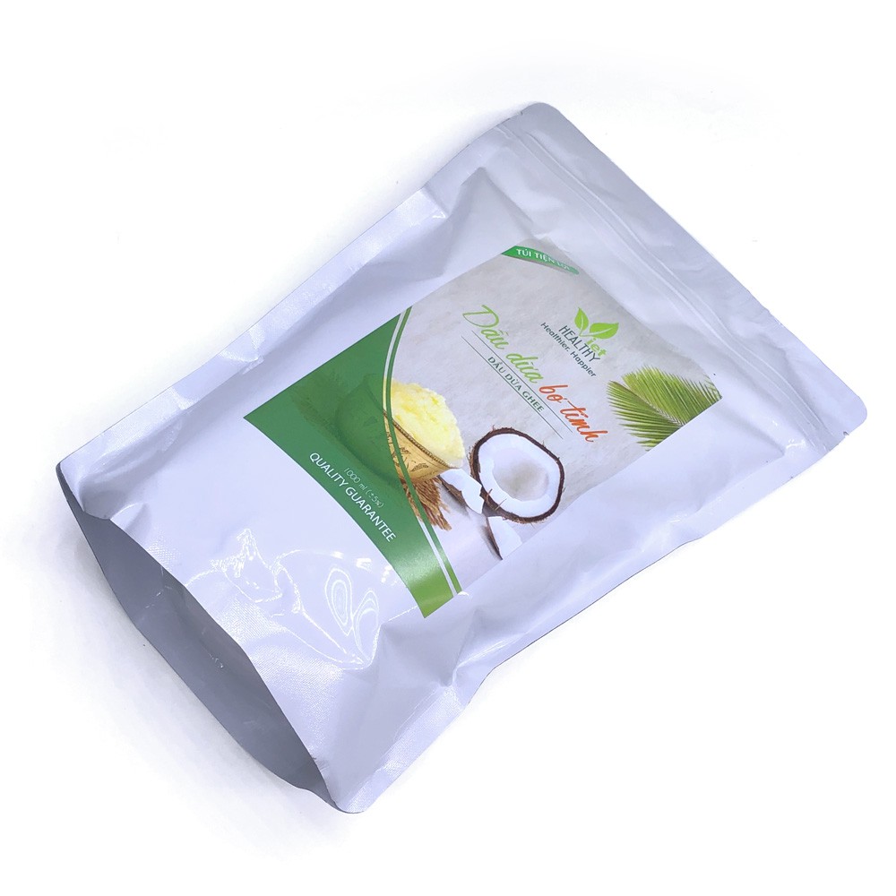 Dầu dừa Ghee 1 lít VietHealthy (Túi tiện lợi)