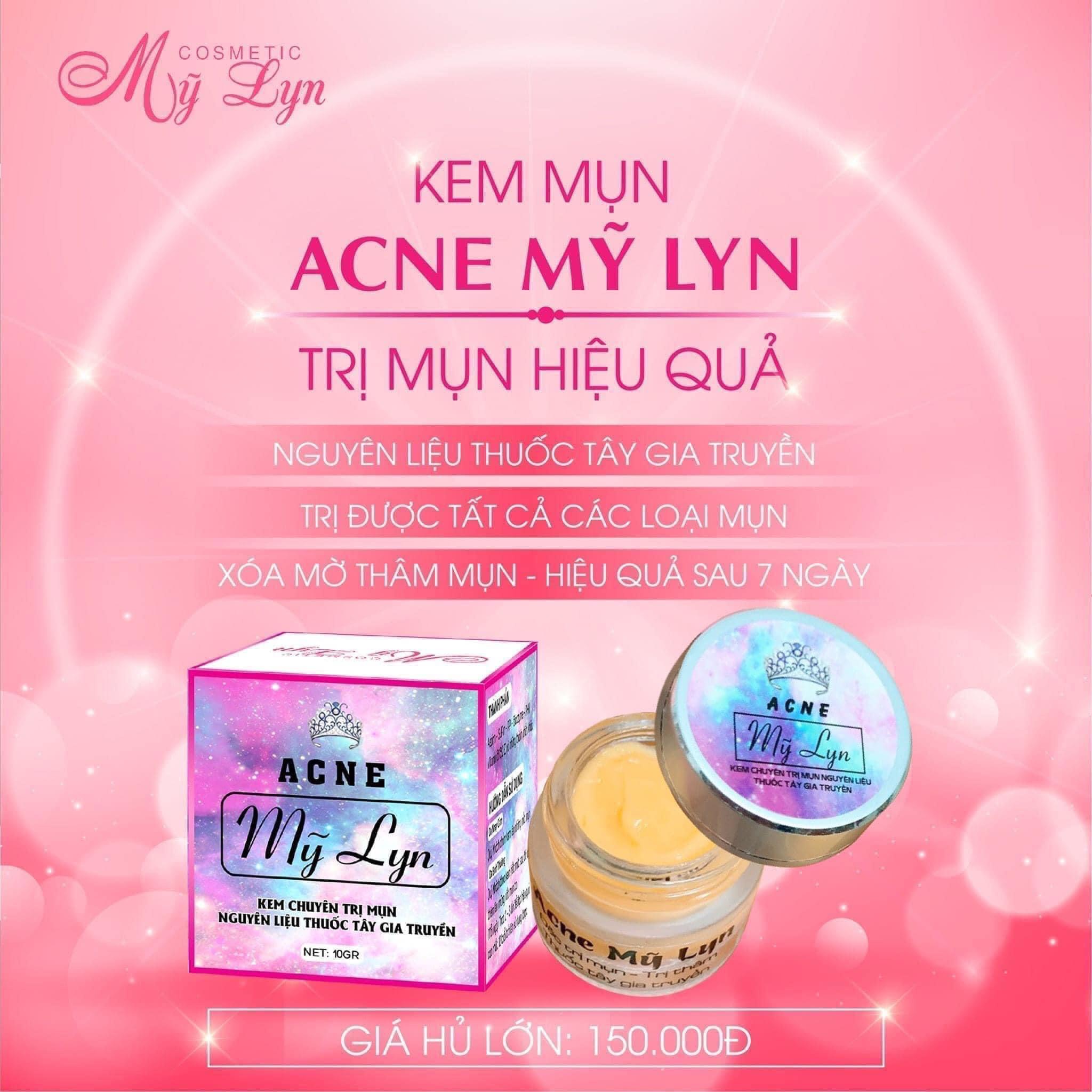 [Hàng Chính Hãng] Kem mụn my lyn acne 10gram (Tặng kèm quà)