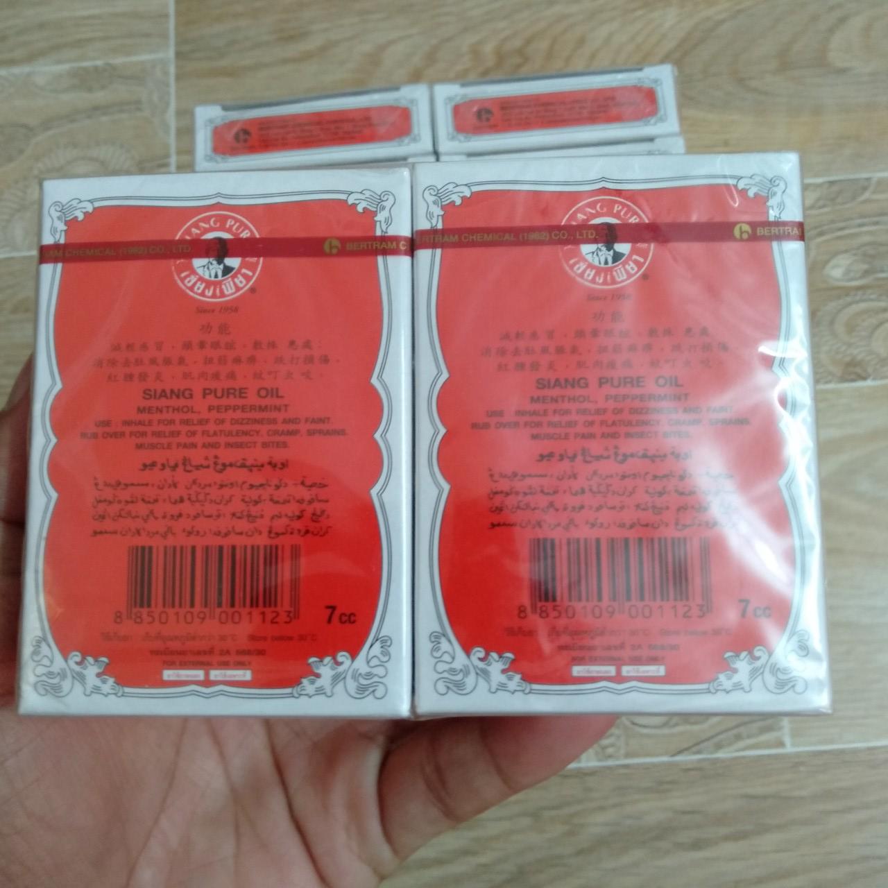 Combo 12 chai lớn 7ml Dầu nước vàng Thái Siangpure
