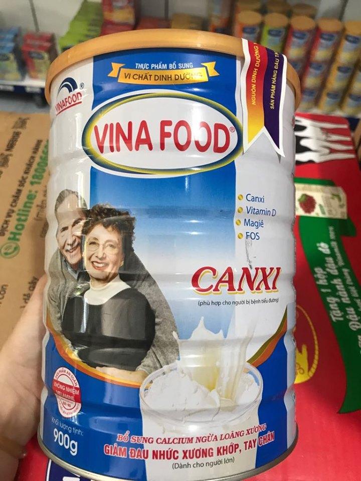 Sữa Bột Vinafood Canxi Lon 900g, Sữa Bột Dành Cho Người Lớn, Bổ Sung Canxi, Ít Béo, Phòng Tránh Các Bệnh Về Xương Khớp, Ngừa Loãng Xương, Phù Hợp Cho Người Bị Tiểu Đường, Bách hóa Minh Anh