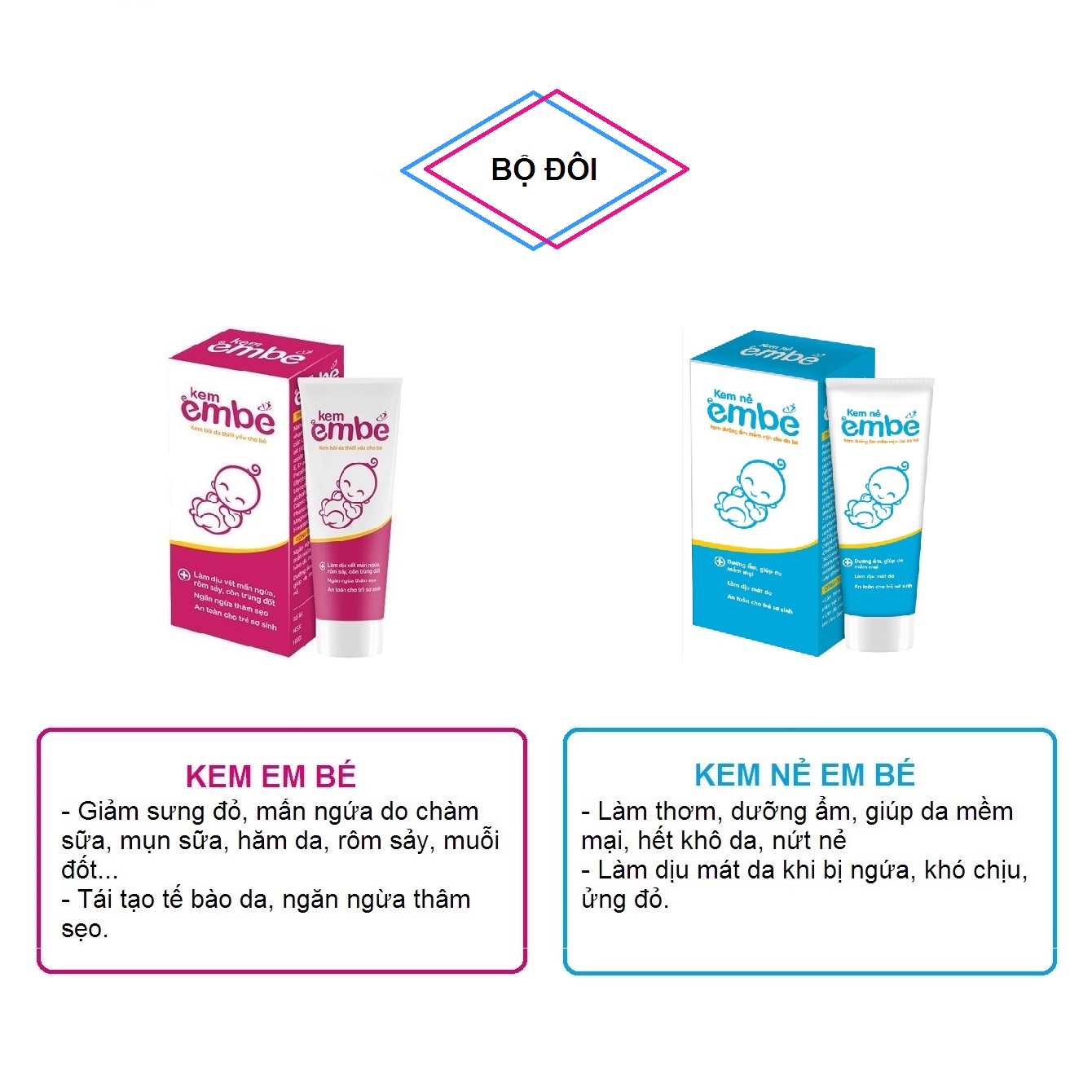 Kem Em Bé 20g - Kem Nẻ Em Bé 15g