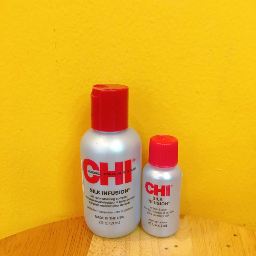 Tinh dầu dưỡng tóc CHI SILK INFUSION Mini 15ml