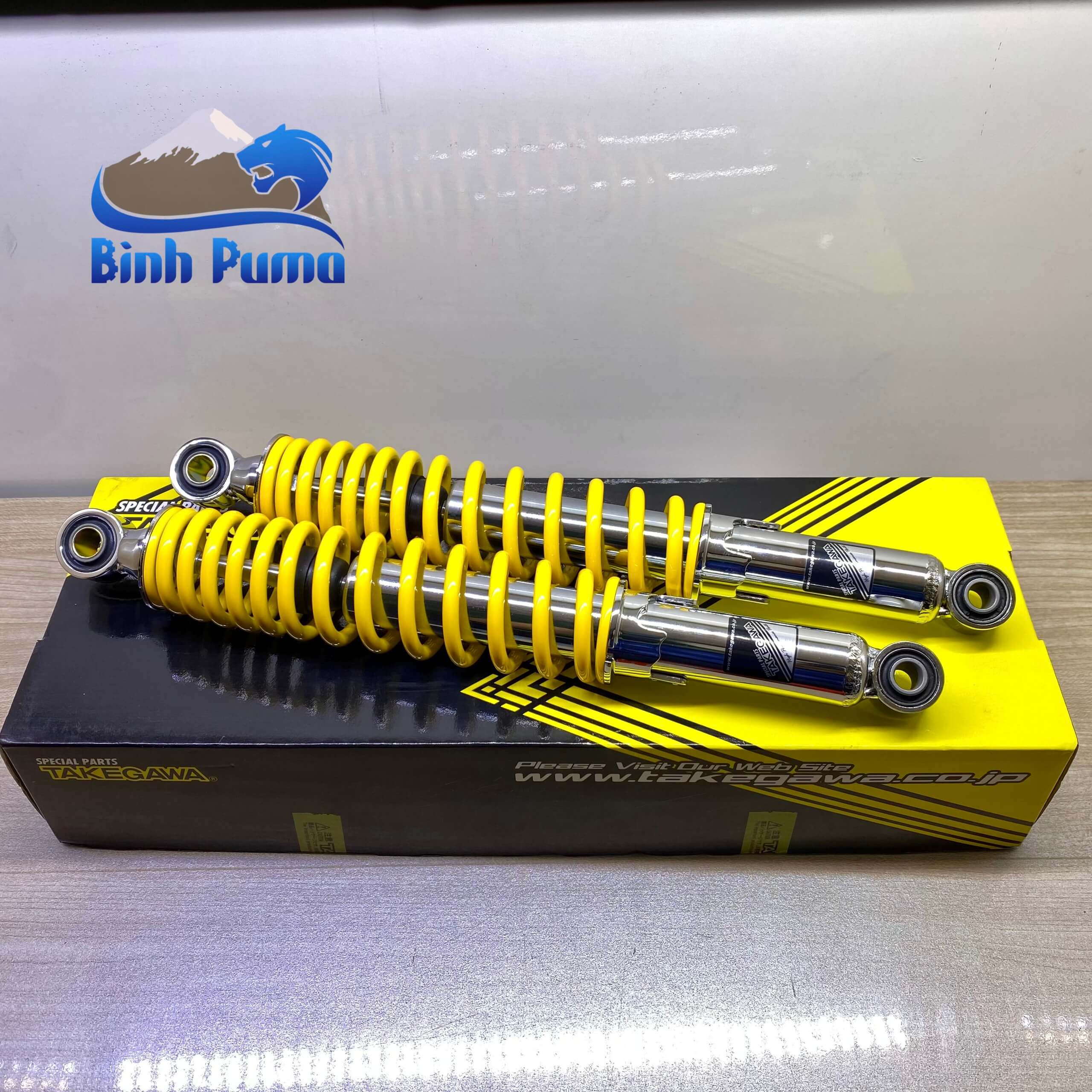 [HCM]Phuộc Chiều Dài 345mm TAKEGAWA Vàng