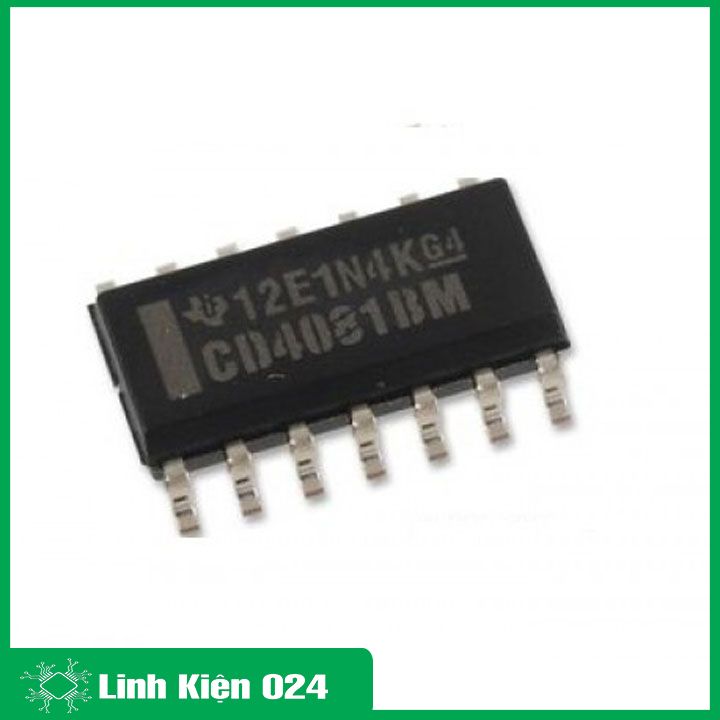 IC CD4081 SOP14/DIP14 CMOS có bốn cổng AND