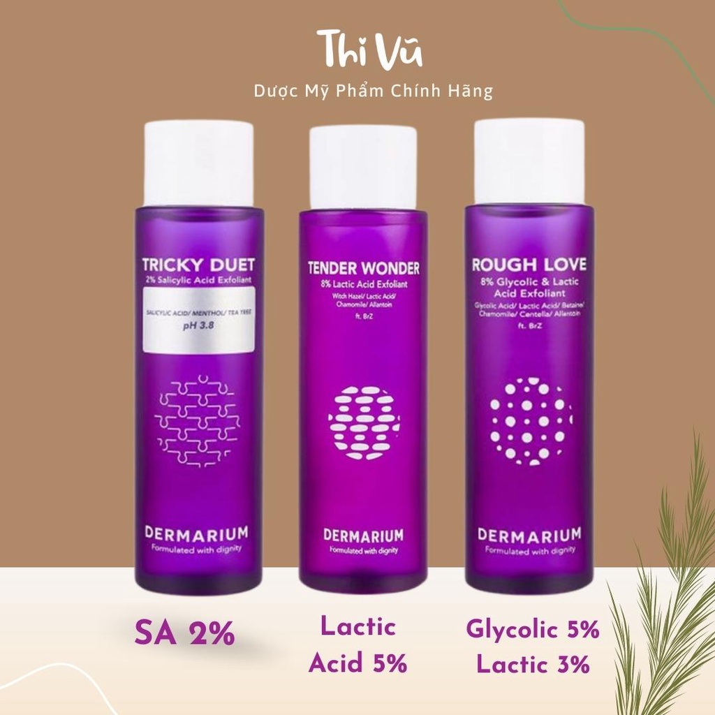 Dermarium Rough Addiction - Glycolic & Lactic tẩy da chết bề mặt 150ml