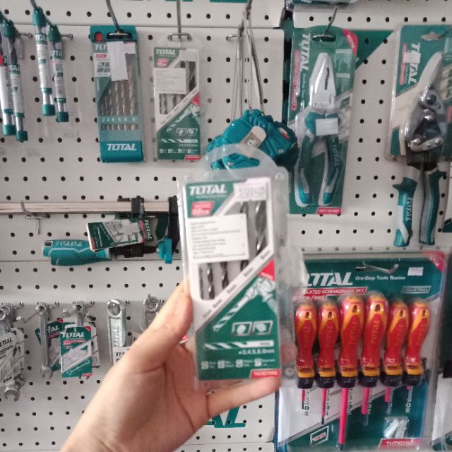 BỘ 5 MŨI KHOAN GỖ TOTAL TACSD7055